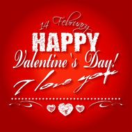 Happy Valentines Day card background 14 February I Love You N10