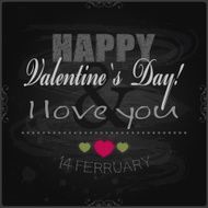 Happy Valentines Day card background 14 February I Love You N13