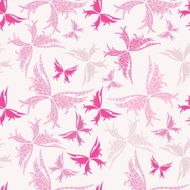 Romantic butterfly seamless pattern N6