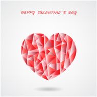 geometric heart sign