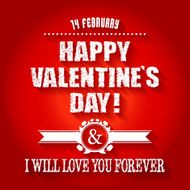 Happy Valentines Day card background 14 February I Love You N20