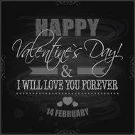 Happy Valentines Day card background 14 February I Love You N21