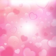 Hearts Valentines Day background or card