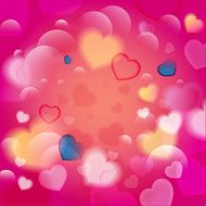 Hearts Valentines Day background or card N6