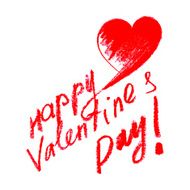 Panda oil pastel colors painted heart Valentine Day card background N4