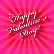 Happy Valentine`s Day hand lettering card or background N11
