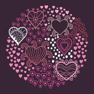 ornamental round lace pattern circle background