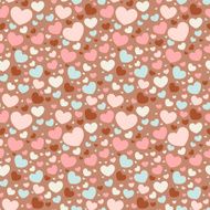 Valentine seamless pattern with hearts N3