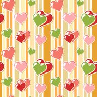 Valentine background with hearts N3