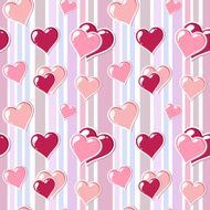 Valentine background with hearts N4