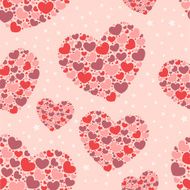 Valentine seamless pattern with hearts N5