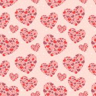 Valentine seamless pattern with hearts N6