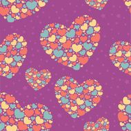 Valentine seamless pattern with hearts N7
