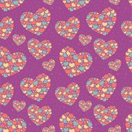 Valentine seamless pattern with hearts N8