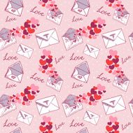 Love letter Valentine seamless texture N5