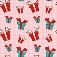 Seamless pattern with colorful boxes N2