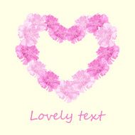 Floral heart N46
