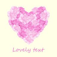 Floral heart N47