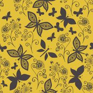 Romantic butterfly seamless pattern N9