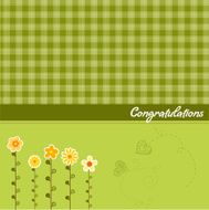 congratulation floral card N2