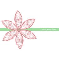 Floral greeting card with place for your text N8