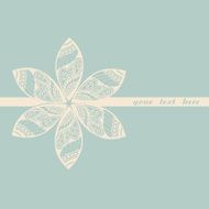 Floral greeting card with place for your text N9