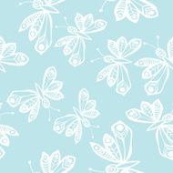 Romantic butterfly seamless pattern N11