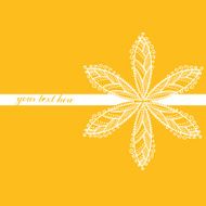 Floral greeting card with place for your text N11