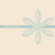 Floral greeting card with place for your text N12