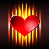 Burning heart