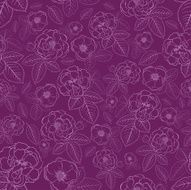 Seamless pattern of flowers N30