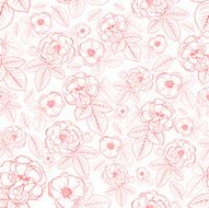 Seamless pattern of flowers N31