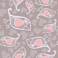 Romantic seamless pattern N34