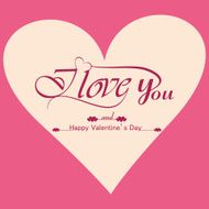 Beautiful background for valentine&#039;s day card vector design