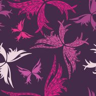 Romantic butterfly seamless pattern N22