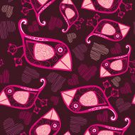 Romantic seamless pattern Vector version is in my portfolio N3