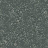 Seamless pattern of flowers N32