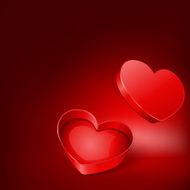 Open heart gift present vector illustration N4
