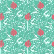 Seamless Floral Pattern N1428