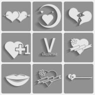 Set valentine&#039;s day icons N2
