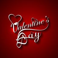 Valentine&#039;s day card beautiful shiny stylish text colorful vector design