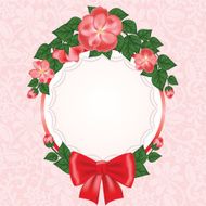 Vintage invitation or greeting card