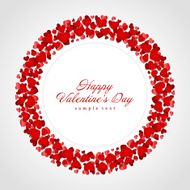 Hearts frame Valentine&#039;s day N2