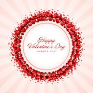 Hearts frame Valentine&#039;s day N3