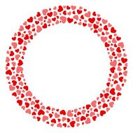 Hearts frame Valentine's day N5