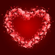 Hearts frame Valentine&#039;s day N7
