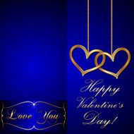 Vector Saint Valentine Greeting Card N4