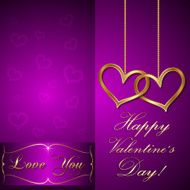 Vector Saint Valentine Greeting Card N8