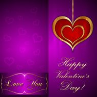 Vector Saint Valentine Greeting Card N9