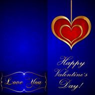 Vector Saint Valentine Greeting Card N11